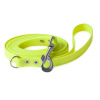 Firedog BioThane Vodítko 19 mm 2 m s rúčkou & D-krúžkom neónovožlté