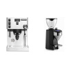 Rancilio Silvia PRO X + Rocket Espresso FAUSTO 2.1, black