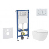 Geberit Duofix Set predstenovej inštalácie, klozetu Oudee Vortex a dosky softclose, tlačidlo Delta01, alpská biela SANI11CA3190B