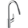 Hansgrohe Focus - drezová stojanková batéria s vyťahovacou sprškou 31815000