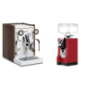 Biepi Sara PID, white/wood + Eureka Mignon Bravo, CR ferrari red