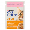 PURINA Cat Chow krmivo pre dospelé mačky s lososom a zelenými fazuľkami v želé 85g