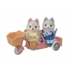 Sylvanian Families 5637 Tandemový bicykel pre Husky súrodencov