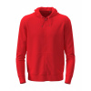 STEDMAN CLASSIC ZIP HOODIE ST4500 / Unisex mikina na zips - scarlet červená XXL