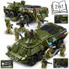 Kocky TANK BTR 80MS/ BTR 80S Sovietsky bojový voz pechoty 4 FIGÚRKY Vojna