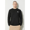 Tričko s dlhým rukávom The North Face M L/S Simple Dome Tee pánske, čierna farba, s potlačou, NF0A87QNJK31