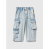 GAP Baby džínsy UltraSoft Baggy Cargo Modrá 5YRS Modrá Modrá