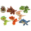 Dinosaurus hryzací plast 8cm mix druhov na karte - mix variantov či farieb