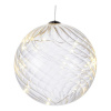 Svetelná LED dekorácia Sirius Wave Ball, Ø 13 cm