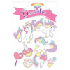 CUKROVÁ TLAČ Opłatek na Tort Cukrová hmota JEDNOROŽEC UNICORN KONIK #8