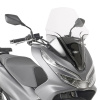 Turistické plexi KAPPA HONDA PCX 125 (18-19) 60,5 x 43,5cm, transparentné - číre