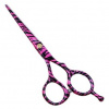 PRO FEEL JAPAN 5255 Pink Black Profesionálne kadernícke nožnice na vlasy 5,5'