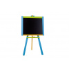 Tabuľa stojanová modrá drevená 100x56 cm