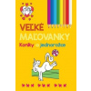 Veľké maľovanky Koníky a jednorožce