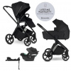 EASYWALKER Kočík kombinovaný Zoey Pure Black + CBX By CYBEX Aton B2 i-Size + základňa