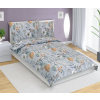 Bellatex Povlečení krepové Listí fialová rozměr 140x200, 70x90 cm