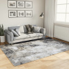 vidaXL Koberec umývateľný viacfarebný 160x230 cm protišmykový - Sivá - 222178-218488