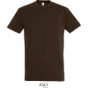 SOL's Collection Tričko Imperial, těžká bavlna, krátký rukáv, pánské COT25150014004-chocolate XL Čokoládová