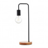 ACA DECOR Stolová lampa NAXOS max. 60W/E27/230V/IP20, čierna