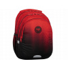 Školský batoh viackomorový CoolPack čierny, červený 21 l