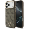 Guess Hardcase 4G Triangle Logo MagSafe iPhone 17 Pro Hnedý
