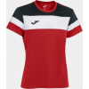 Joma Dámsky dres CREW IV T-SHIRT RED-BLACK S/S Veľkosť: XS