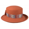Fléchet - Since 1859 Dámsky luxusný malý škoricový francúzsky klobúčik - Fléchet Veľkosť: 57 cm (M)