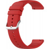 LAVVU Červený silikonový řemínek na hodinky - 20 LS00R20, unisex