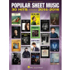 Popular Sheet Music - 30 hits from 2014-2016 // klavír/spev/gitara