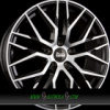 MAM MAM RS4 8x18 5x112 ET45.00 black front polish (bfp)