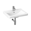 JIKA CUBITO PURE 60 x 45cm umývadlo keramické, s otvorom, s prepadom, biele - Jika perla