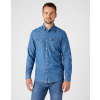 Pánská džínová košile Wrangler LS Western Shirt W5F25K14V (112130117) Mid Stone Velikost: M