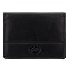 EL FORREST 879-61 RFID čierna hovädzia kožená peňaženka 9 x 12,5 x 1 cm