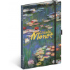 NOTIQUE Notes Claude Monet, linajkový, 13 x 21 cm