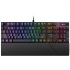 ASUS ROG Strix Scope II NX Red klávesnica CZ/SK (90MP0350-BKZA00) USB / Lokalizácia SK / CZ / Podsvietená / Numerická časť / Programovateľné klávesyČierna