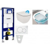 Geberit SET Duofix 111.300.00.5 +WCzávesné Id.Standard TESI Rimless+sedSC +Sigma01 Biele 111.300.00.5 NE1