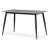 Autronic Stůl jídelní, 130x70x76 cm, keramika, kov, šedá, černá HT-403M GREY
