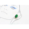 Pinky Club Klipsne Crystal Quality Lima Emerald