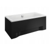 Obdĺžniková vaňa 160 x 70 Capri New Black + sifón (Obdĺžniková vaňa 160 x 70 Capri New Black + sifón)