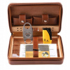 COHIBA Humidor s koženým a dreveným puzdrom na cigary (COHIBA Humidor s koženým a dreveným puzdrom na cigary)
