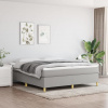 zahrada-XL Boxspring posteľ s matracom bledosivá 180x200 cm látka 3144538