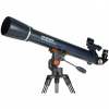 Celestron AstroMaster LT 70AZ Refraktor 165x Černá, Modrá