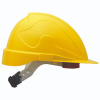 Ochranná prilba GEBOL MEISTER – odolná prilba z ABS s nastaviteľnou veľkosťou a vysokou viditeľnosťou Farba produktu: Neónovo žltá