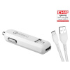 AVACOM CarMAX 2 nabíječka do auta 2x Qualcomm Quick Charge 2.0, bílá barva (USB-C kabel) NACL-QC2XC-WW