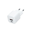 Adaptér 2xUSB 230V/5V-12V 3A USBC+USBA biely SOLIGHT DC77