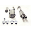 TATechnix Výfuk z nehrdzavejúcej ocele 2x70mm Audi 80 B3 (89)