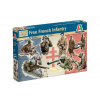 Italeri - figurky vojáků svobodné francie, druhá světová válka, Model Kit 6189, 1/72