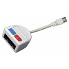 Rozdvojka počítač (10BaseT)/telefon 2 x RJ45