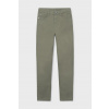 Detské nohavice Mayoral slim fit basic zelená farba, jednofarebné, 582 582.7D.Junior.9BYA 166