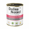 Dolina Noteci PREMIUM vlhké krmivo pre psa teľacie mäso s hráškom 800 g